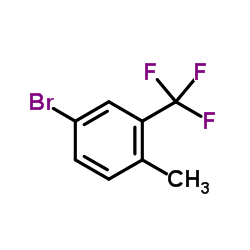 5-溴-2-甲基三氟甲苯结构式