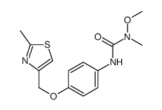 1-methoxy-1-methyl-3-[4-[(2-methyl-1,3-thiazol-4-yl)methoxy]phenyl]urea Structure