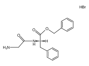 N-glycyl-L-phenylalanine benzyl ester, hydrobromide Structure