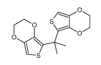 5-[2-(2,3-dihydrothieno[3,4-b][1,4]dioxin-5-yl)propan-2-yl]-2,3-dihydrothieno[3,4-b][1,4]dioxine Structure
