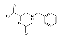 3-benzylamino-2-acetylamino-propionic acid Structure