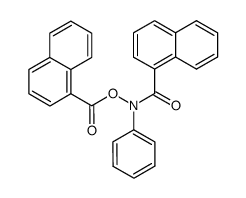 N,O-di(1-naphthoyl)-N-phenylhydroxylamine结构式