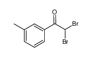 2,2-dibromo-1-(3-methylphenyl)ethanone结构式