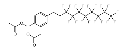 1-(DIACETOXYIODO)-4-(1H,1H,2H,2H-PERFLUORODECYL)BENZENE结构式