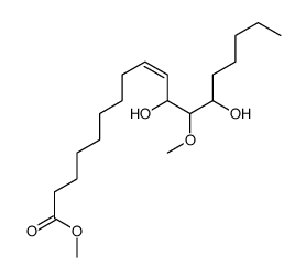 methyl 11,13-dihydroxy-12-methoxyoctadec-9-enoate结构式