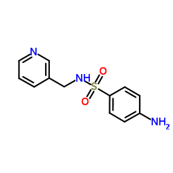 4-AMINO-N-PYRIDIN-3-YLMETHYL-BENZENESULFONAMIDE结构式