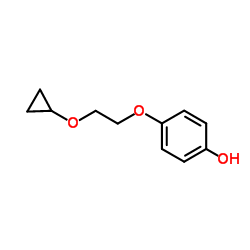 4-[2-(Cyclopropyloxy)ethoxy]phenol Structure