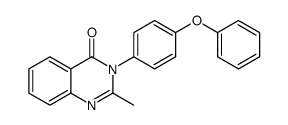 2-methyl-3-(4-phenoxyphenyl)quinazolin-4-one Structure