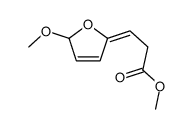 methyl 3-(2-methoxy-2H-furan-5-ylidene)propanoate结构式