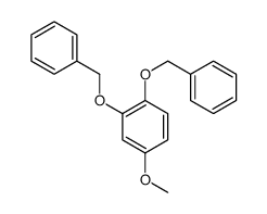 4-methoxy-1,2-bis(phenylmethoxy)benzene Structure