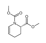 (S)-3,4-Dihydro-2H-pyridine-1,2-dicarboxylic acid dimethyl ester结构式