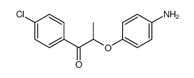 2-(4-aminophenoxy)-1-(4-chlorophenyl)propan-1-one Structure