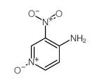 4-Pyridinamine,3-nitro-, 1-oxide结构式