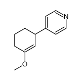 4-(3-methoxycyclohex-2-en-1-yl)pyridine Structure