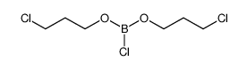 bis(3-chloropropyloxy)chloroborane Structure