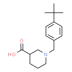 1-(4-TERT-BUTYL-BENZYL)-PIPERIDINE-3-CARBOXYLIC ACID Structure