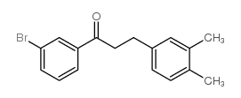 3'-BROMO-3-(3,4-DIMETHYLPHENYL)PROPIOPHENONE结构式