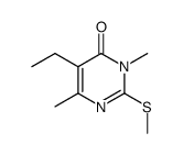 5-ethyl-3,6-dimethyl-2-methylsulfanyl-3H-pyrimidin-4-one Structure