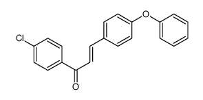 1-(4-chlorophenyl)-3-(4-phenoxyphenyl)prop-2-en-1-one结构式