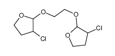 3-chloro-2-[2-(3-chlorooxolan-2-yl)oxyethoxy]oxolane结构式