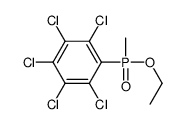 1,2,3,4,5-pentachloro-6-[ethoxy(methyl)phosphoryl]benzene结构式