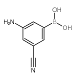 3-氨基-5氰基苯硼酸图片