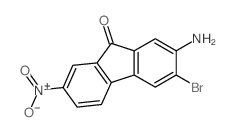 2-amino-3-bromo-7-nitro-fluoren-9-one Structure