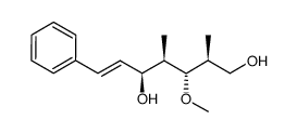 3-methoxy-2,4-dimethyl-7-phenyl-hept-6-ene-1,5-diol结构式