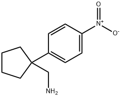 1-(4-Nitrophenyl)cyclopentane-1-methanamine Structure