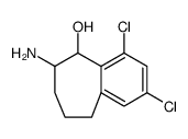 5H-Benzocyclohepten-5-ol, 6-amino-2,4-dichloro-6,7,8,9-tetrahydro Structure