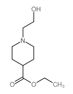 Ethyl 1-(2-hydroxyethyl)piperidine-4-carboxylate Structure