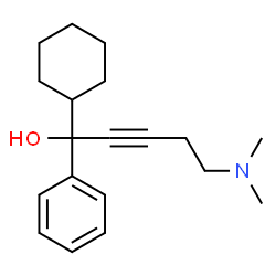 1-cyclohexyl-5-(dimethylamino)-1-phenylpent-2-yn-1-ol picture