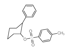 1-methyl-4-(2-phenylcyclohexyl)oxysulfonyl-benzene结构式