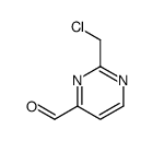2-(chloromethyl)pyrimidine-4-carbaldehyde Structure
