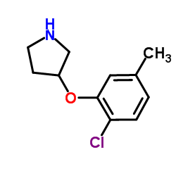 3-(2-Chloro-5-methylphenoxy)pyrrolidine Structure