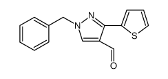 1H-Pyrazole-4-carboxaldehyde, 1-(phenylmethyl)-3-(2-thienyl) picture