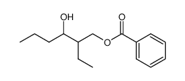 Benzoic acid 2-ethyl-3-hydroxy-hexyl ester Structure