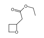 2-(oxetan-2-yl)acetic acid ethyl ester Structure