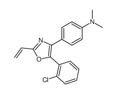 4-[5-(2-chloro-phenyl)-2-vinyl-oxazol-4-yl]-N,N-dimethyl-aniline Structure