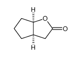 (3aR,6aR)-hexahydro-2H-cyclopenta[b]furan-2-one Structure