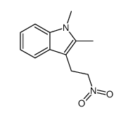 1,2-dimethyl-3-(2-nitro-ethyl)-indole Structure