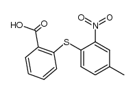 2-(4'-methyl-2'-nitrophenylthio)benzoic acid Structure