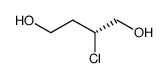 (2R)-2-chlorobutane-1,4-diol结构式