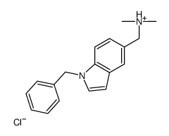 (1-benzylindol-5-yl)methyl-dimethylazanium,chloride结构式