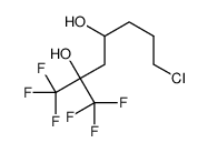 7-Chloro-1,1,1-trifluoro-2-(trifluoromethyl)-2,4-heptanediol结构式