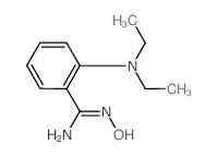 2-(Diethylamino)-N'-hydroxybenzenecarboximidamide结构式