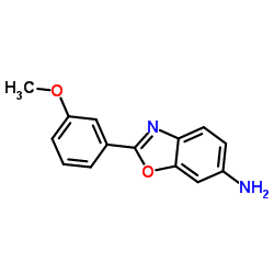 2-(3-Methoxyphenyl)-1,3-benzoxazol-6-amine structure