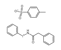 N-phenyliodonio α-phenylacetamide tosylate Structure