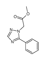 methyl 2-(5-phenyl-1,2,4-triazol-1-yl)acetate Structure
