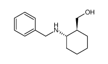 trans-2-(Benzylamino)-1-(hydroxymethyl)cyclohexane Structure